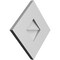 Ekena Millwork Diamond Surface Mount PVC Gable Vent: Functional, w/ 3-1/2"W x 1"P Standard Frame, 16"W x 16"H GVPDI16X1601SF - alternate 4